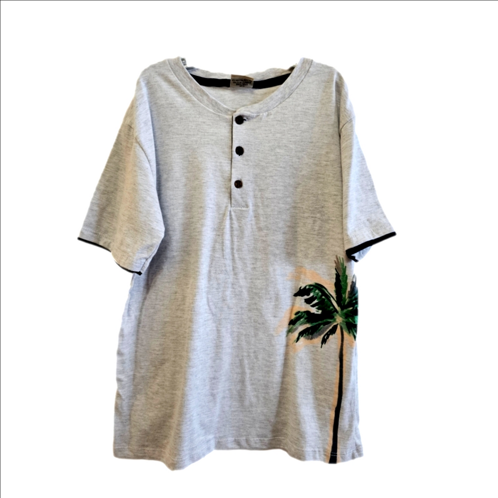 Boys Palm Tree Tropical T Shirt